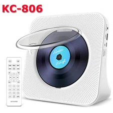 Portable CD Player Bluetooth, Music Player, HiFi Speaker,Remote Control for Home