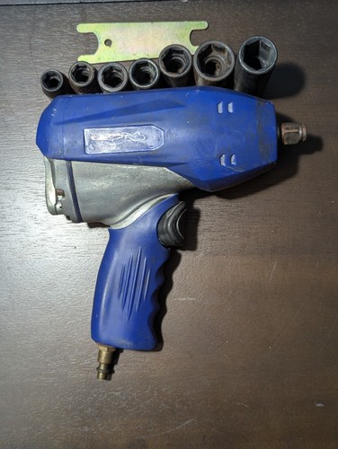 Kobalt 1/2" Air Impact Wrench LGA-1560A (350 ft-lb) w/ Sockets - Used - Picture 8 of 24