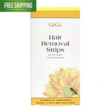 GiGi Hair Removal Wax Strips for Body - Pre-Waxed with All-Purpose... 