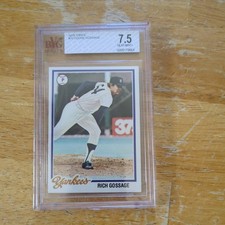 1978 Topps #70 Goose Gossage BGS 7.5.