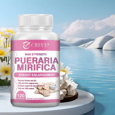 GREVIP Pueraria Mirifica 1000mg - Breast Butt Female Body Enhancement Support
