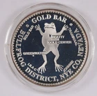 1987 the Gold Bar Mine FROG Nye Co Nevada RARE 1oz 999 FINE Silver round