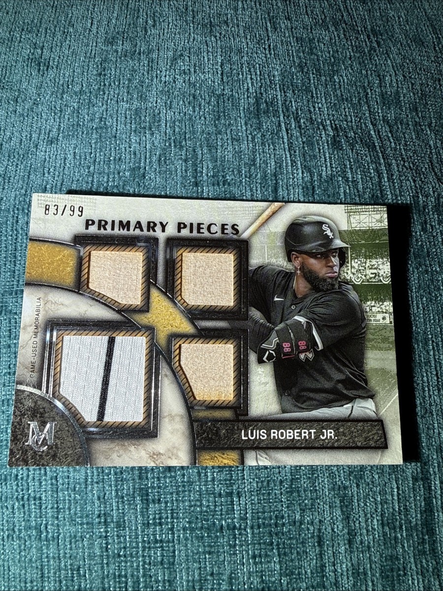 2025 Topps Museum - Luis Robert Jr. - Primary Pieces Quad Game
