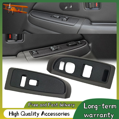 Pair Power Window Switch Bezel For Chevy Silverado Cadillac GMC Left Right Side