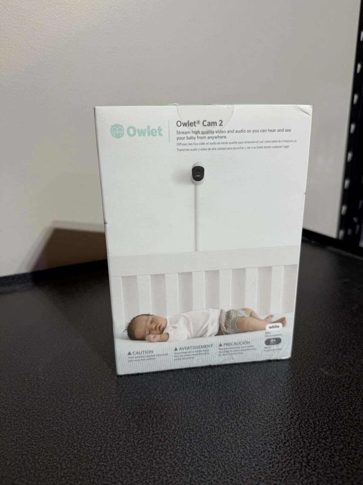 NEW Owlet Cam 2 HD Video Baby Cam Smart Baby Monitor BC06NNBBJ in White