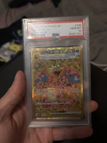 PSA 10 Charizard ex 139/108 UR Ruler Of The Black Flame Pokemon Card Japan Imp