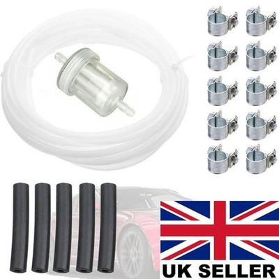5m Fuel Hose Clip Filter Pipe Line Set Fit Webasto Eberspacher Diesel Heater UK