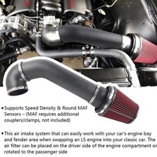For Camaro Chevelle Gto Lsx Ls Swap Ls12 Restomod A-body Gbody Cold Air Intake For Camaro Chevelle Gto Lsx Ls Swap Ls12 Restomod A-body Gbody Cold Air Intake