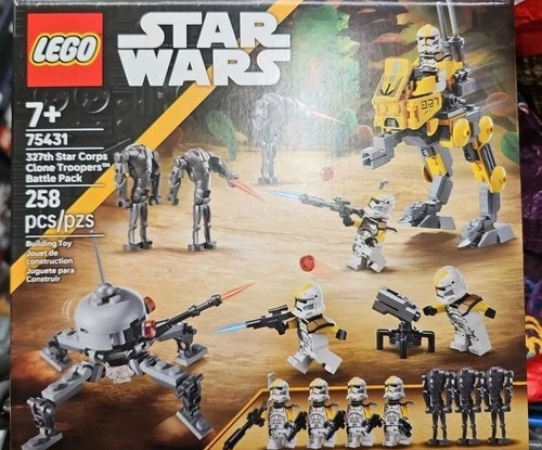 LEGO Star Wars 327th Star Corps Clone Troopers Battle Pack 75431 258 Pieces