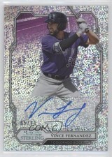 2019 Bowman Sterling Prospect Speckle Refractor 65/99 Vince Fernandez Auto yh2