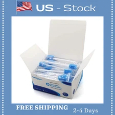 Disposable Oral Care Swabs Tooth Cleaning Mouth Swabs (50 Blue)