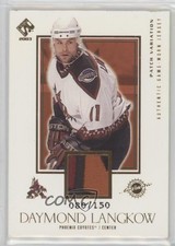 2002 Pacific Private Stock Reserve Game-Worn Jerseys Daymond Langkow Patch d9r