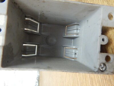 Cantex EZ14S0 PVC Old Word Switch Box 14cu.in 2-HR-W-C *FREE
