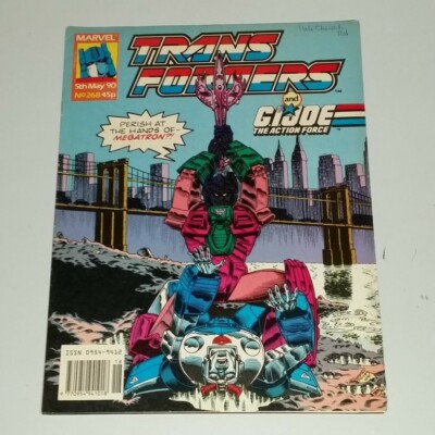 TRANSFORMERS BRITISH WEEKLY #268 5TH MAY 1990 MARVEL UK COMIC