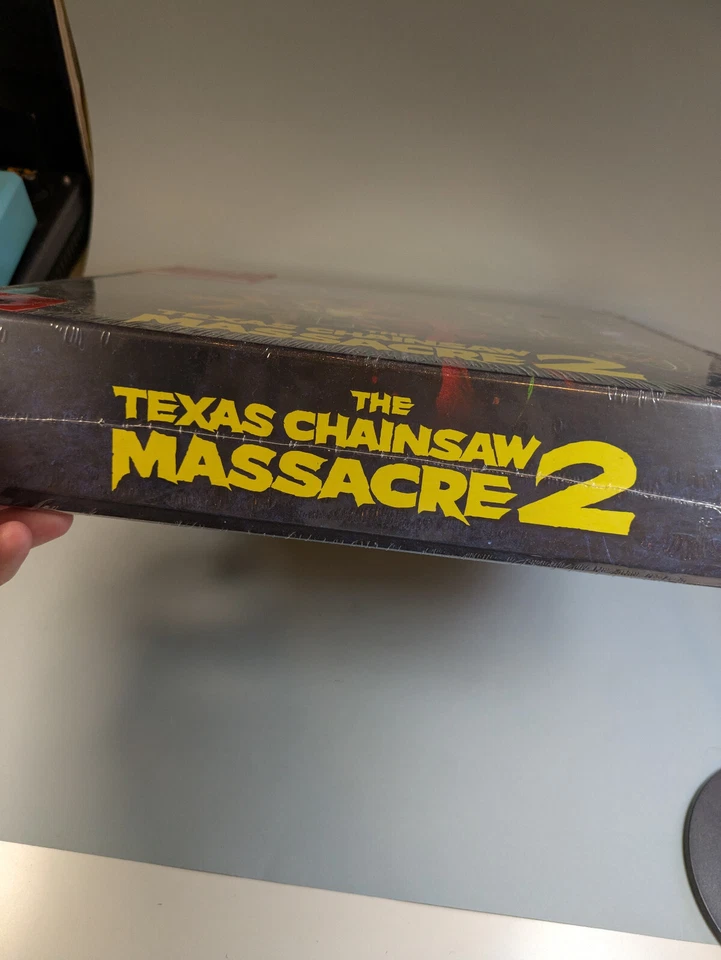 Texas Chainsaw Massacre 2 Blu Ray Box Set Rare Sealed New German Import #’d - Image 2 of 4