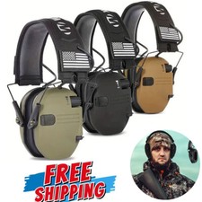 3pcs Electronic Shooting Ear Muff Slim Razor Shooting Anti-noise Earphone