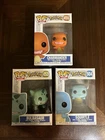 Funko POP! Games: Pokémon #453 Bulbasaur #455 Charmander #504 Squirtle Lot of 3