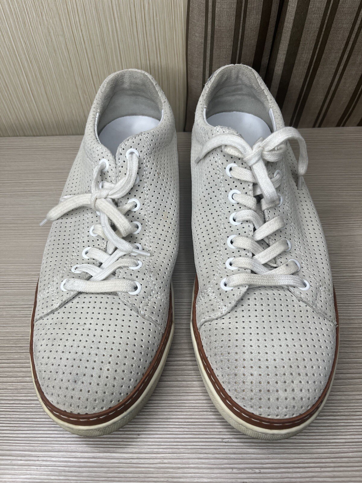 SAOLA Sneakers Allen Edmonds "PORTER CITY" casual derby 9 5 D grigio scamosciato rare