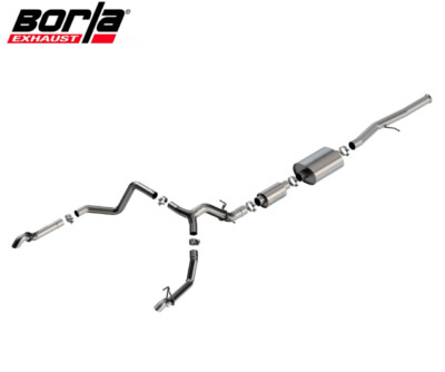 Borla S-Type 3.5'' Cat-Back Exhaust For 22-23 Chevy Silverado ZR2/GMC Sierra 1500