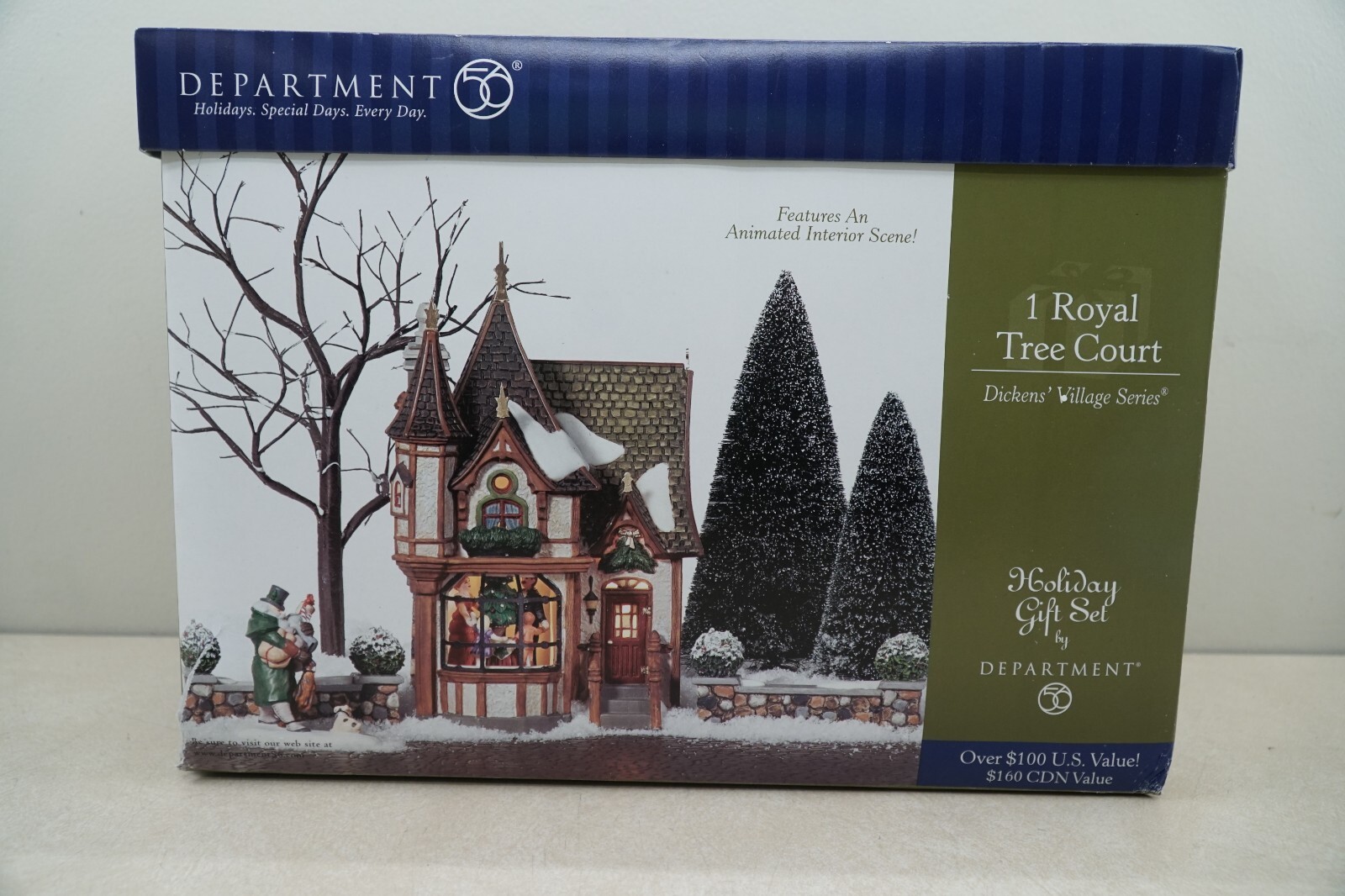 Dept 56 1 Royal Tree Court Animated Lighted Complete Christmas Set # 58506 - Picture 17 of 21