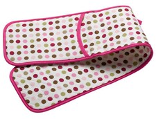 Polka Dot Quilt Double Oven Glove Made in England Cotton Kitchen Heat Protector