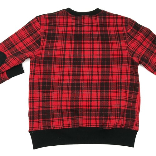 Camisa Pullover Parche Codo Cuello Redondo Hombros Suroeste Buffalo Cuadros S Roja - Imagen 7 de 9