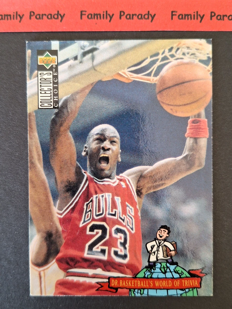 Michael Jordan 402 Chicago Bulls Card Trainers Ball NBA Upper Deck 94 95  French