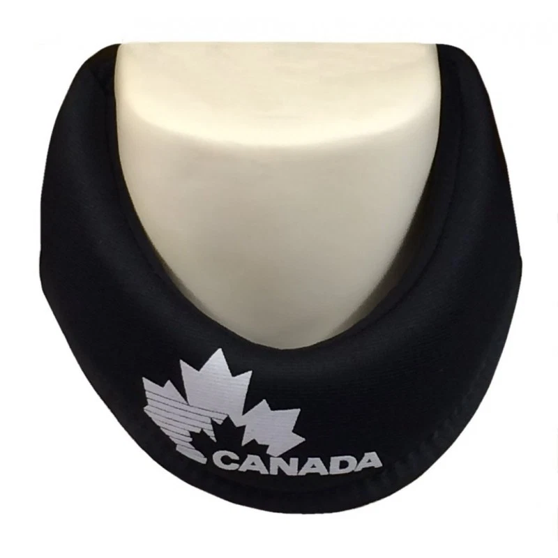 CANADA Eisroller Hockey Kanada Halsschutz Schutz NEU schwarz S/M L/XL
