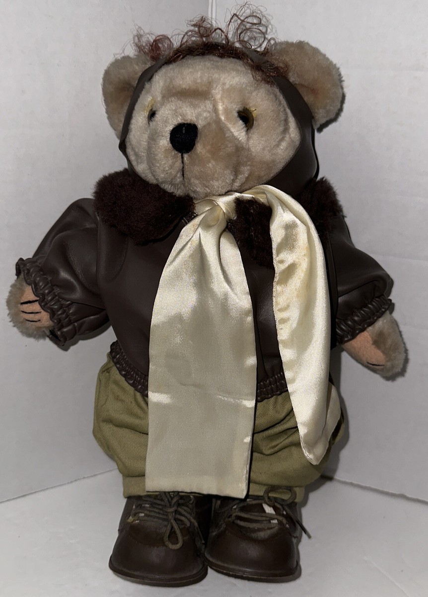 ヴィンテージ TENDER HEART TREASURES テディベア Tender Heart Treasures 12” Aviator Pilot Plush Teddy Bear 1992 | eBay