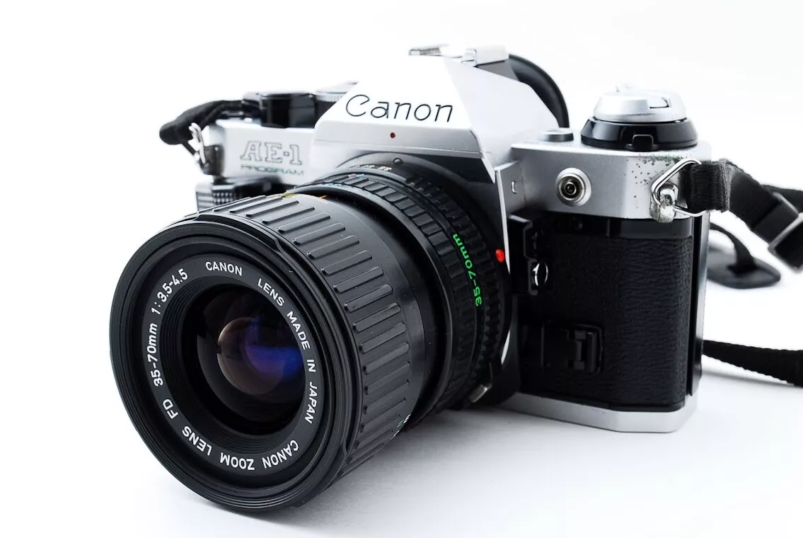 [EXC+5] Canon AE-1 Program Silver New FD ZOOM 35-70mm F3.5-4.5 # 1864716