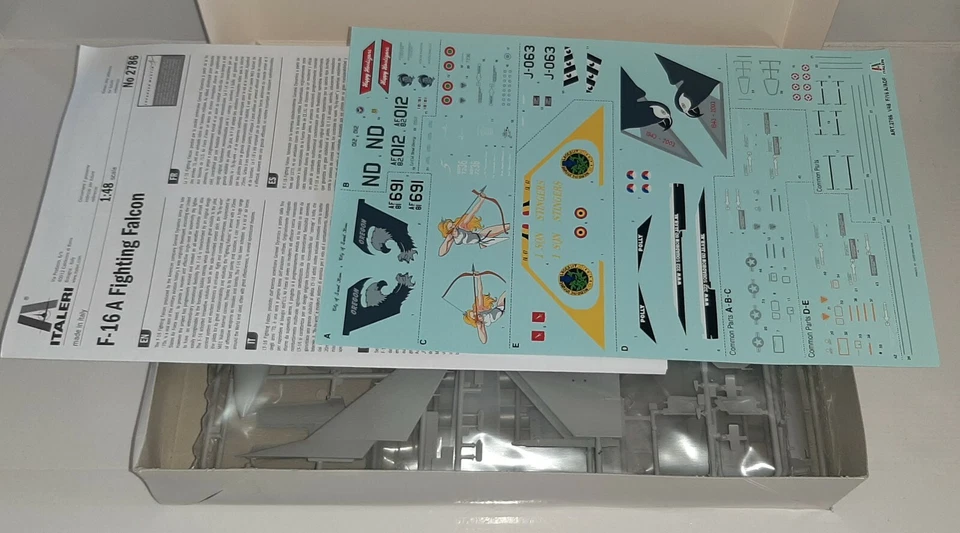 ITALERI 1/48 AEREO F-16 A FIGHTING FALCON N°2786 KIT MONTAGGIO - Immagine 2 di 3