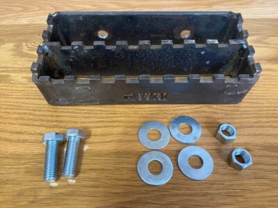 RWM Universal Brand New Bolt-On 4''x9''  Raw Steel Step 1/4'' Thick
