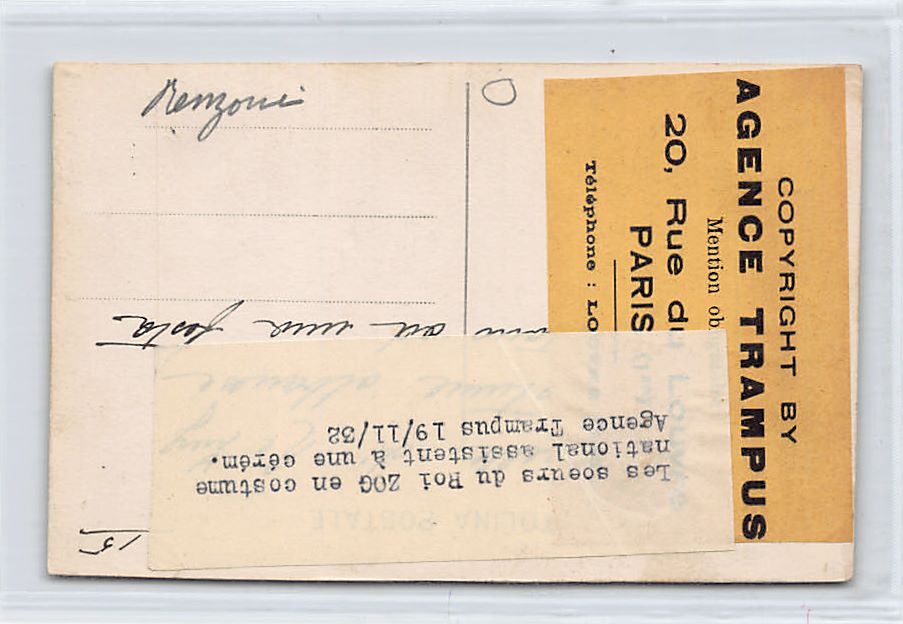 Albania TIRANA King Zog's sisters in national costume REAL PHOTO