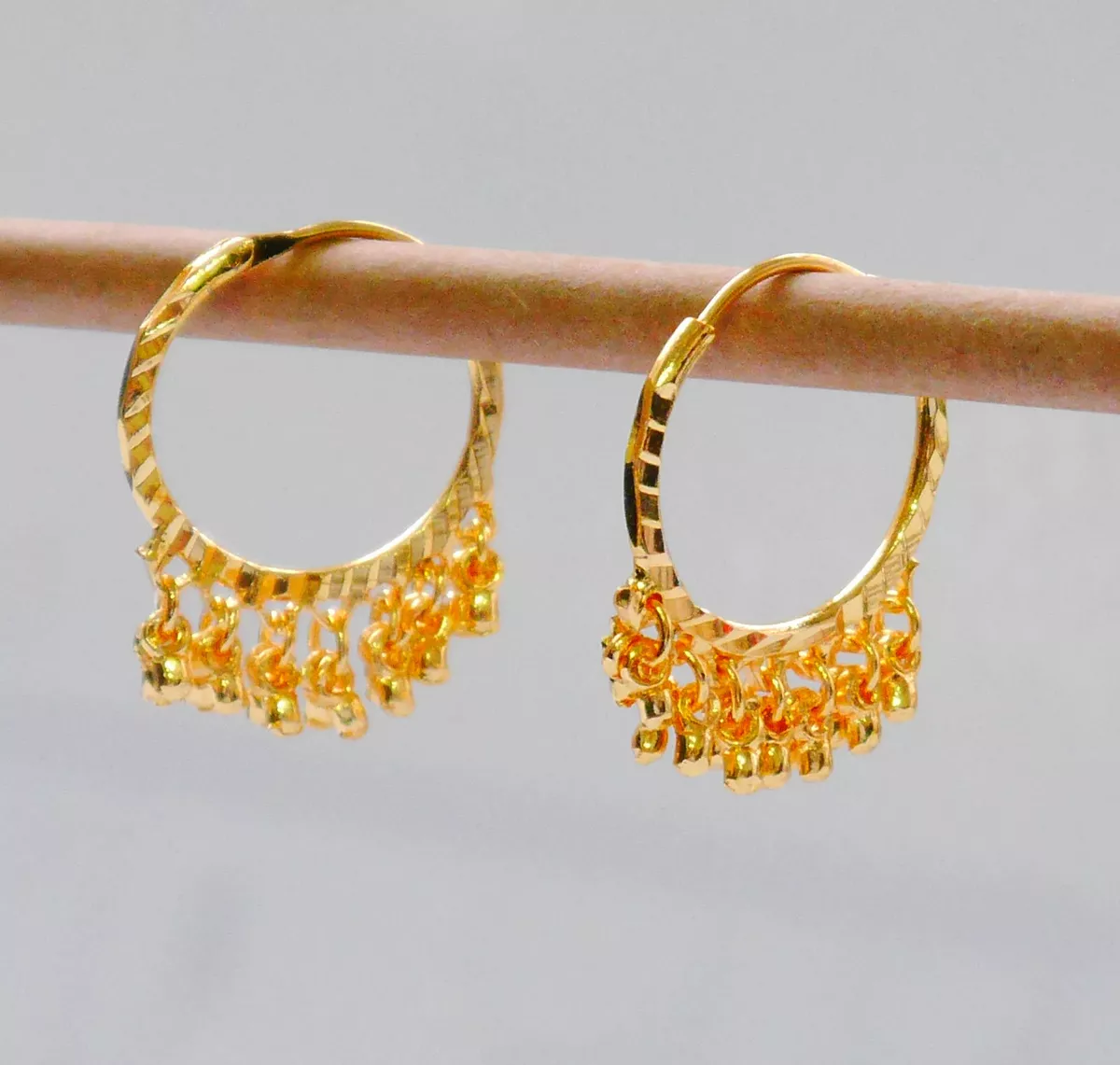 Gold plated earrings indian online