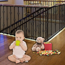 Stairway Net - Baby Safety Rail - 180 Inch X 32 Inch - Banister Stair Net for Ch