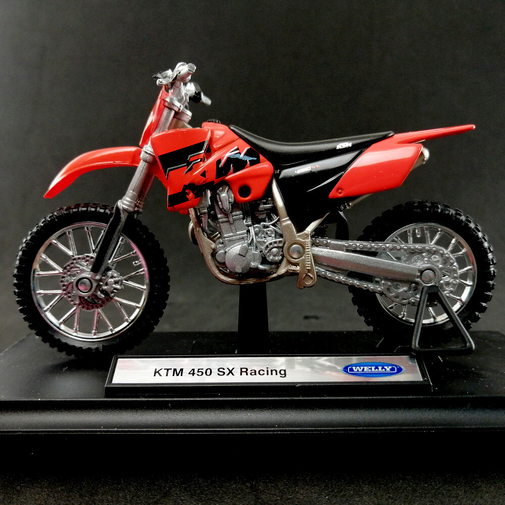 Modellino Moto KTM 450 SX Racing &ndash; Scala 1:18, Welly/Maisto, Pressofuso