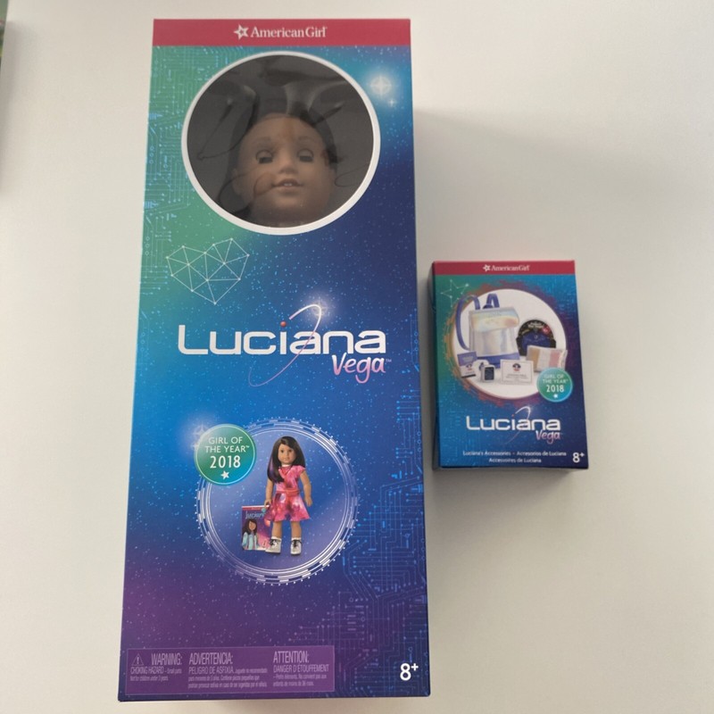 American Girl Doll Luciana Vega doll of the year 2018 +Accessories All New!