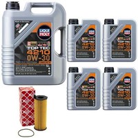MotoröL Set Top Tec 4210 0W-30 Liqui Moly 9 Liter + ÖLfilter FüR Audi Porsche Vw