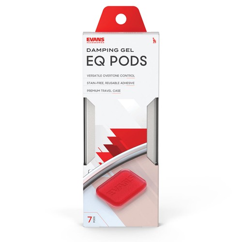 Evans EQ Pods almohadillas amortiguadoras para batería + keepdrum Damper Pads - Imagen 4 de 7
