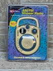 Sentry Brand Shower Radio Am/Fm Water Resistant Portable Music New Srh22