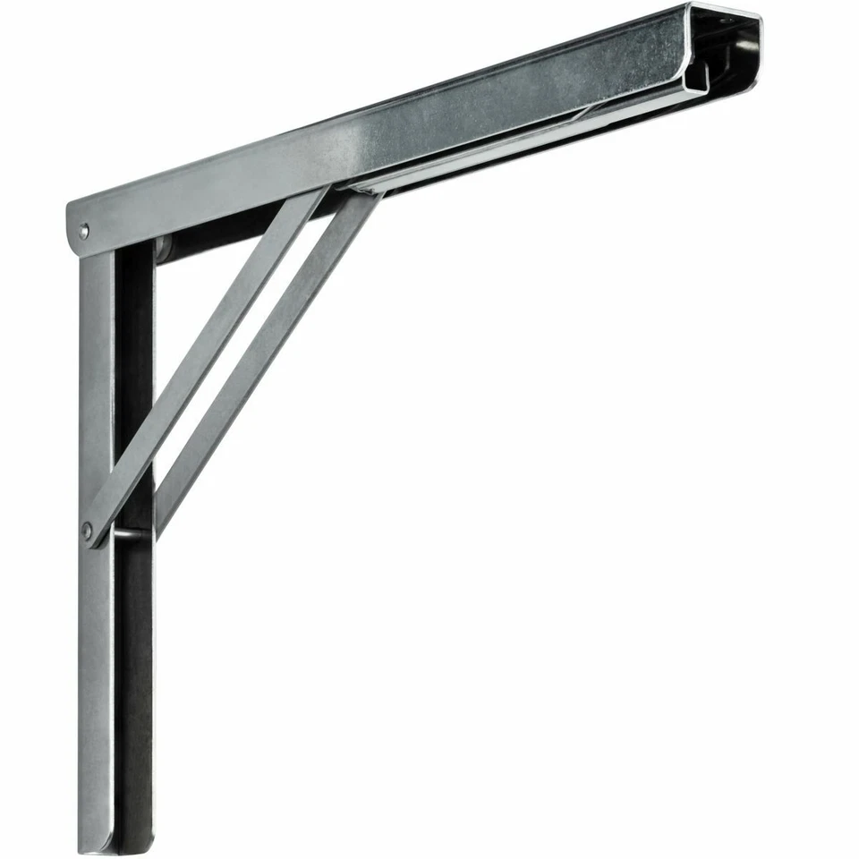 Klappkonsole verstellbar Klappträger Edelstahl Schwerlast 180 kg klappbar Träger - Bild 1 von 4