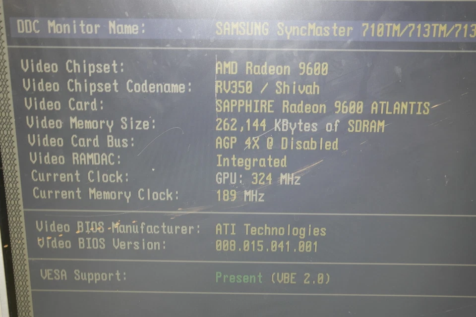 ATI Radeon 9600 256MB DVI S-video VGA  AGP  Power Color passive cooling - Image 2 of 4