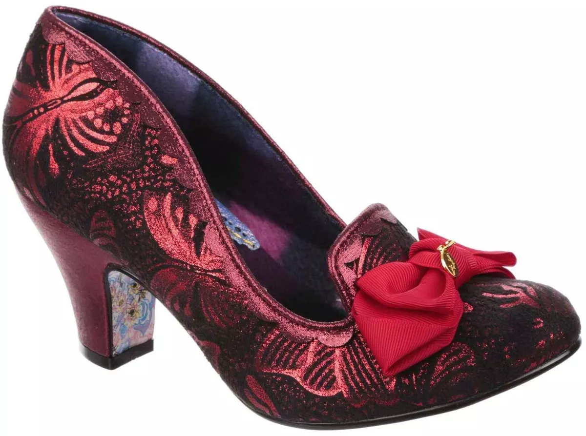 Womens Billie Red Rouge Pointed-Toe Mid-heel Dressy Pump | Nina Shoes