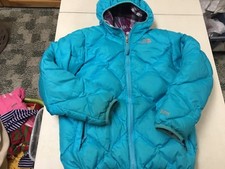THE NORTH FACE 550 DOWN WINTER COAT REVERSIBLE GIRLS SZ XL 18