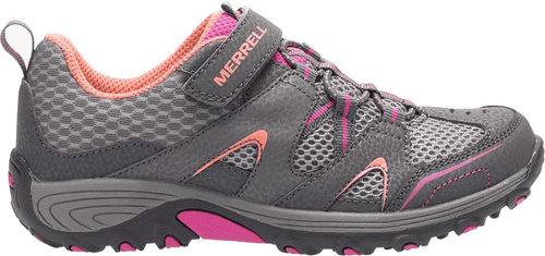 NEW Merrell GirlsTrail Chaser / Mult Grey/Pink Hiking Shoe MY56222 Size 6 M - Picture 2 of 6