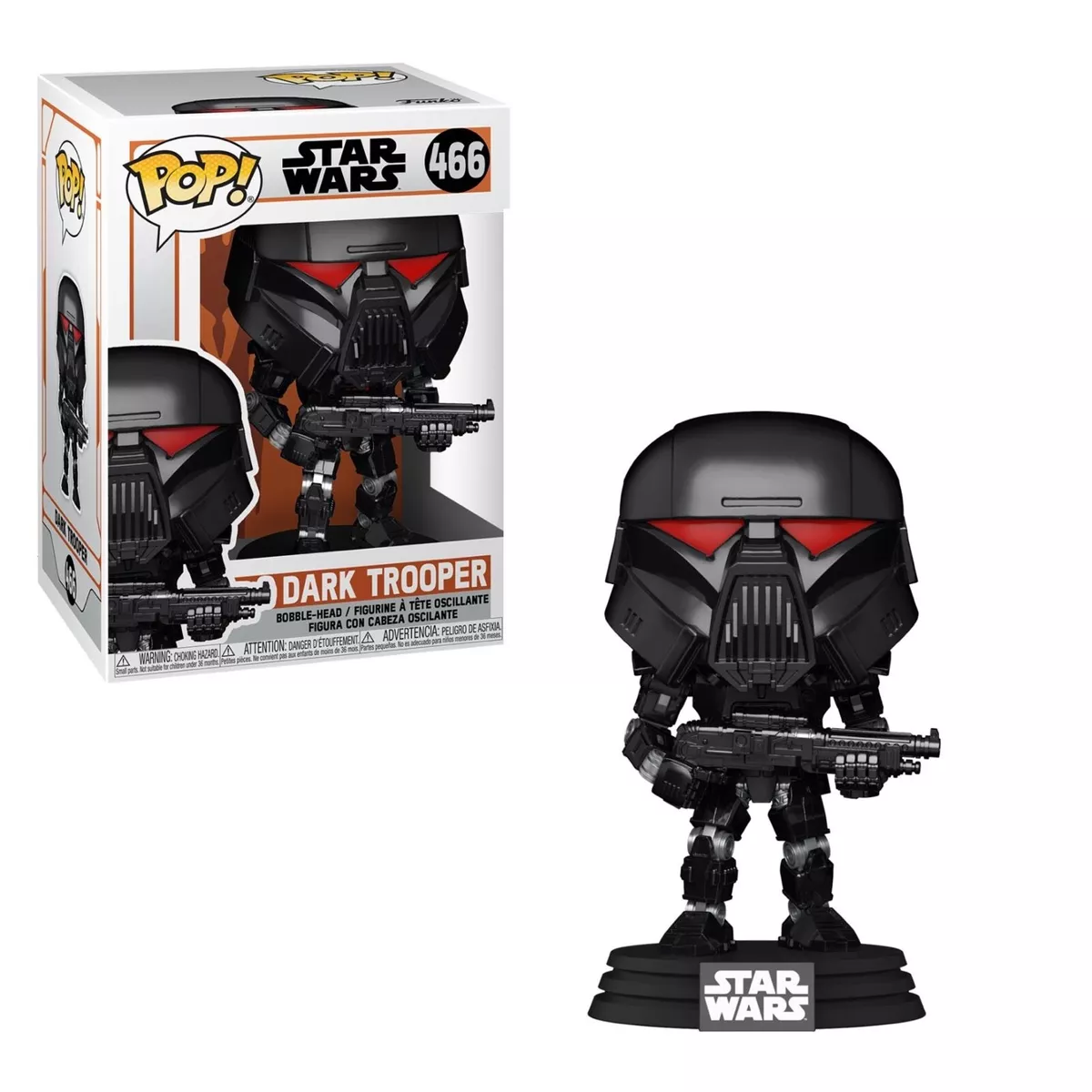 Funko Pop Star Wars The Mandalorian Dark Trooper Battle