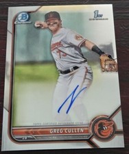 2022 Bowman Chrome - Prospect Autographs #CPA-GC Greg Cullen (AU, RC)