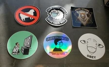 MASK 😷 PEOPLE ARE SHEEPLE STICKERS 6 PACK LOT 