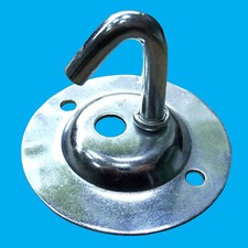 Galvanised Steel Ceiling Circular Conduit Hook Plate Industrial Light Lamp