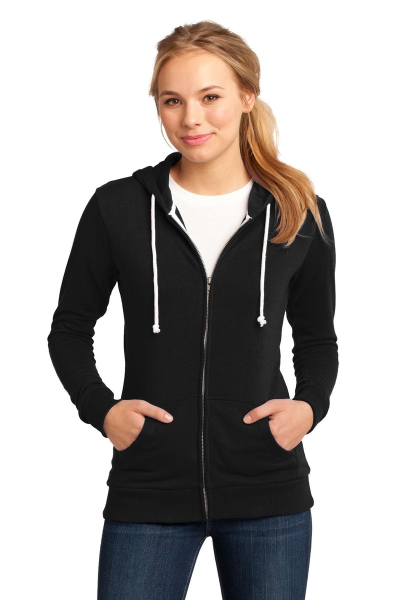 District DT290 Juniors Women's 60/40 Cotton/Polyester Fleece